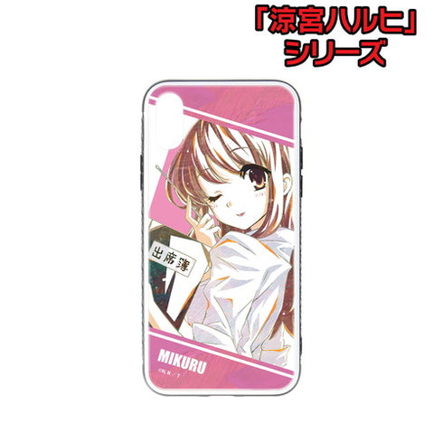 『涼宮ハルヒシリーズ』朝比奈みくる(大人ver.) Ani-Art 強化ガラスiPhoneケース